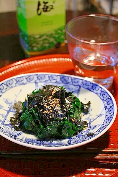 ほうれん草の海苔あえ