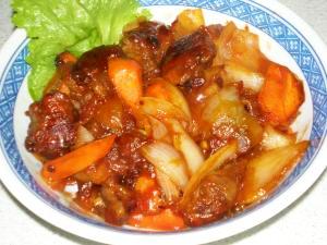 酢レバー(子供も喜ぶ★甘酸っぱいケチャップ風)