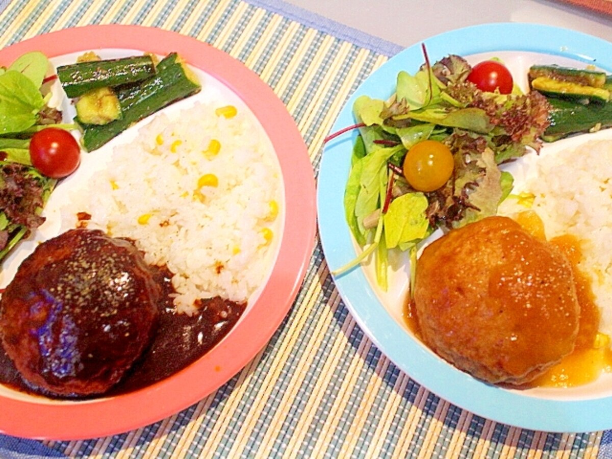 温め中に付け合わせ完成 冷凍ハンバーグワンプレート レシピ 作り方 By Seika A 楽天レシピ 温め中に付け合わせ完成 冷凍ハンバーグワンプレート レシピ 作り方 By Seika A 楽天レシピ