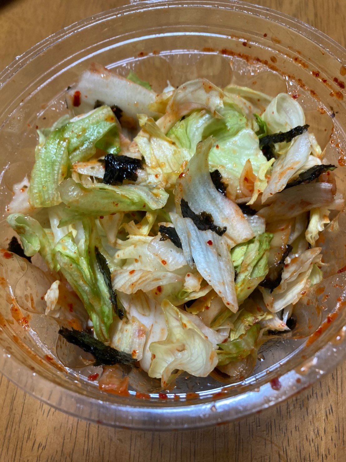 キムチ消費！韓国風レタスサラダ