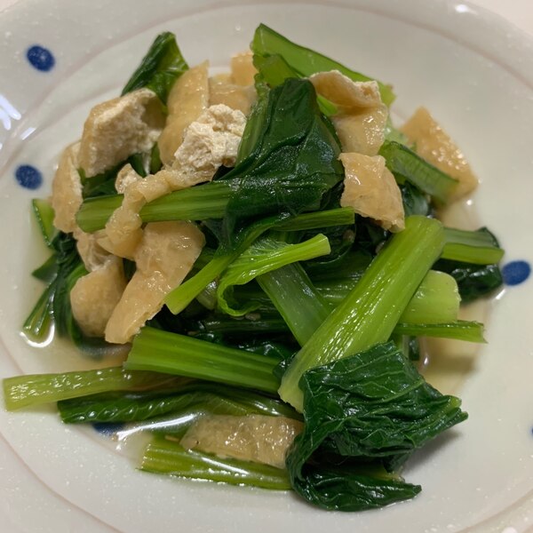 小松菜と油揚げのおひたし レシピ 作り方 By よっしぃ 楽天レシピ 小松菜と油揚げのおひたし レシピ 作り方 By よっしぃ 楽天レシピ
