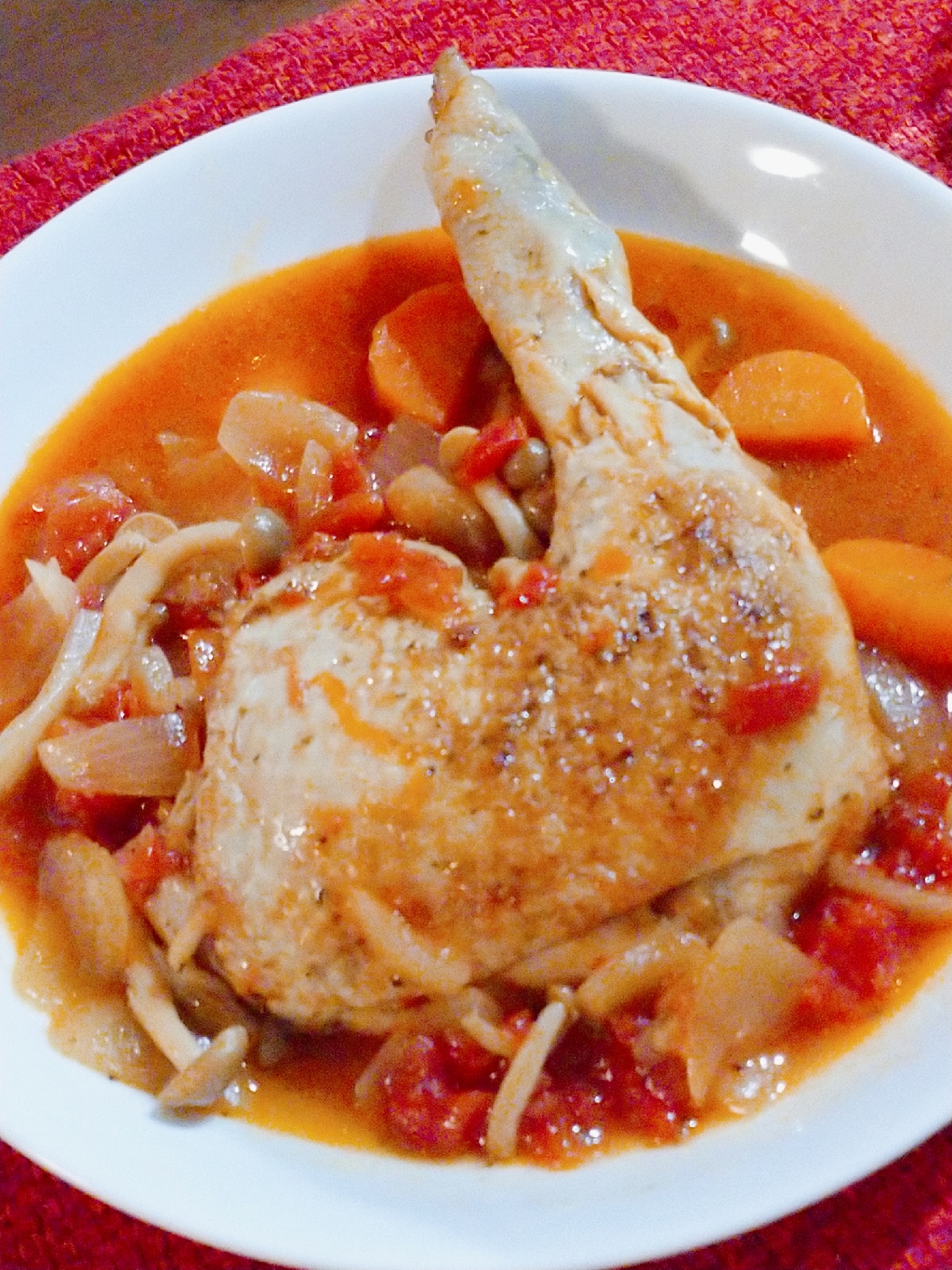 骨付きチキンと野菜のトマト煮 レシピ 作り方 By Kochacha 楽天レシピ 骨付きチキンと野菜のトマト煮 レシピ 作り方 By Kochacha 楽天レシピ