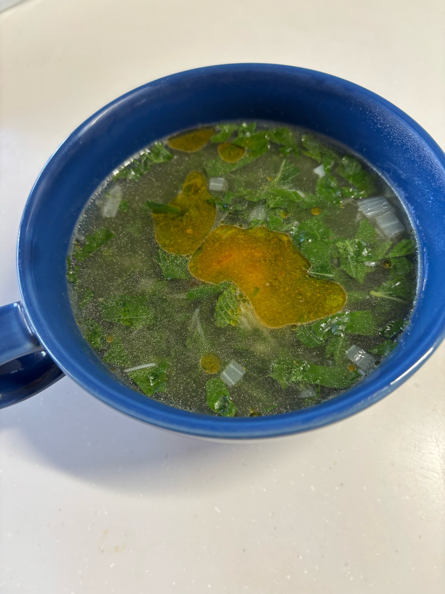 モロヘイヤのスパイシースープ