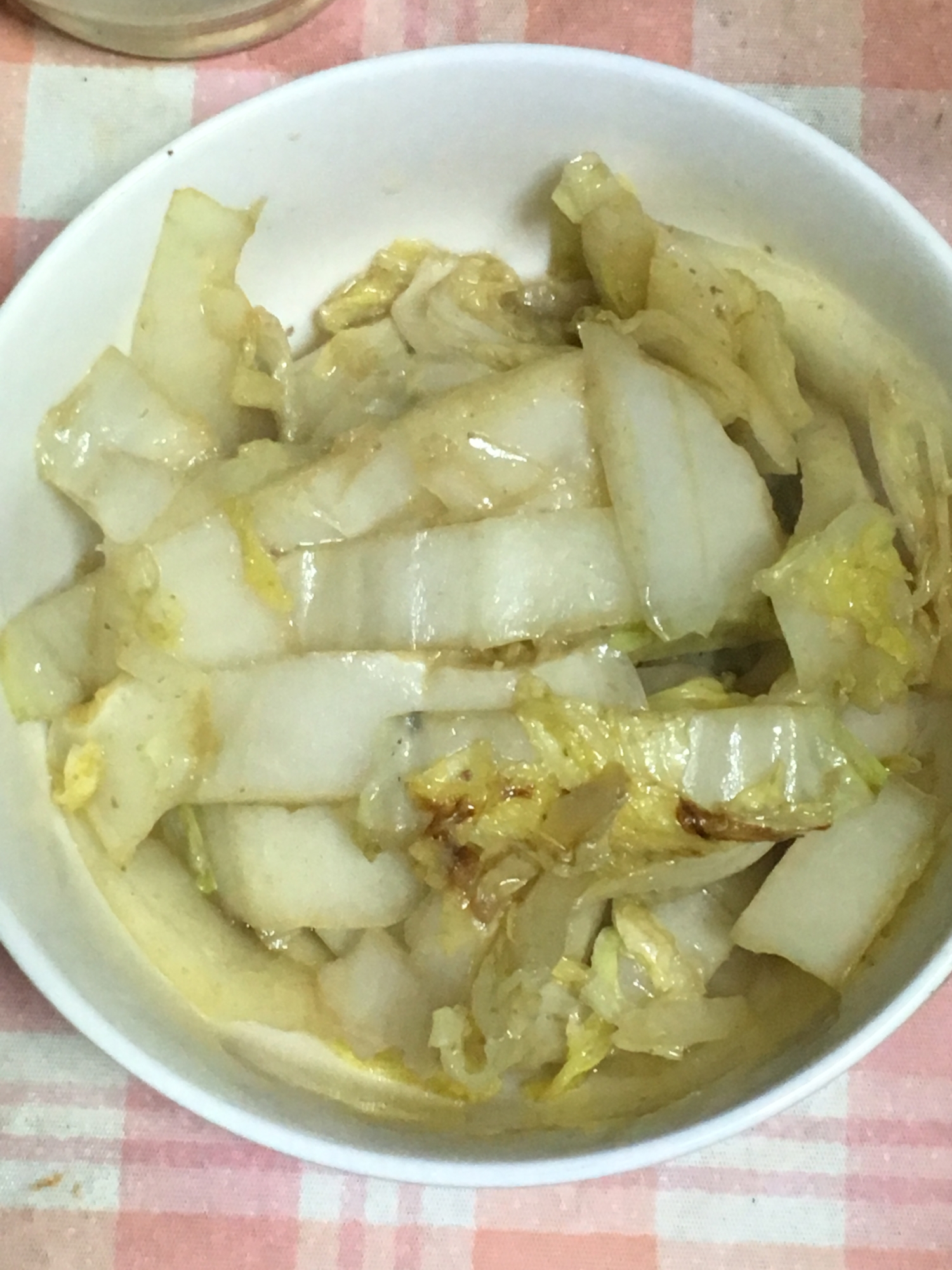 白菜の魚醤炒め