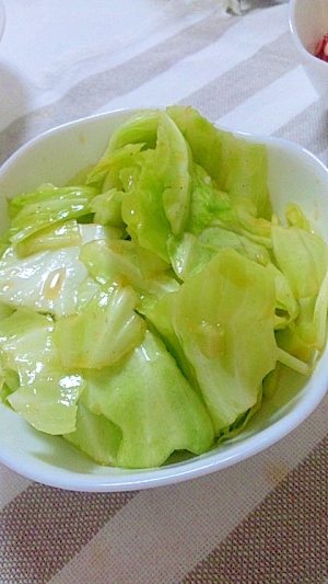 簡単☆お通し　ちぎりキャベツの冷やしサラダ