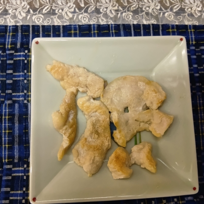 鶏むね肉の酒蒸し