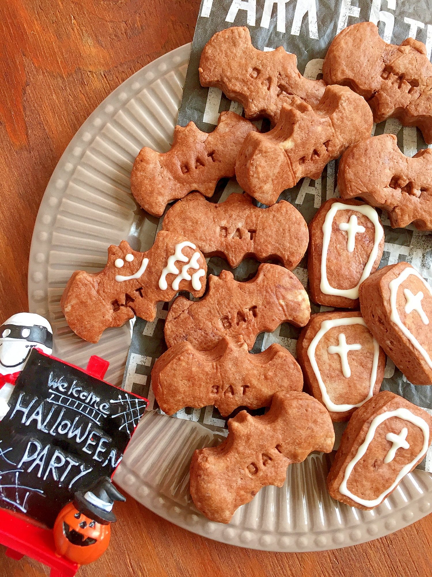 ホットケーキミックスで簡単♪ハロウィンクッキー