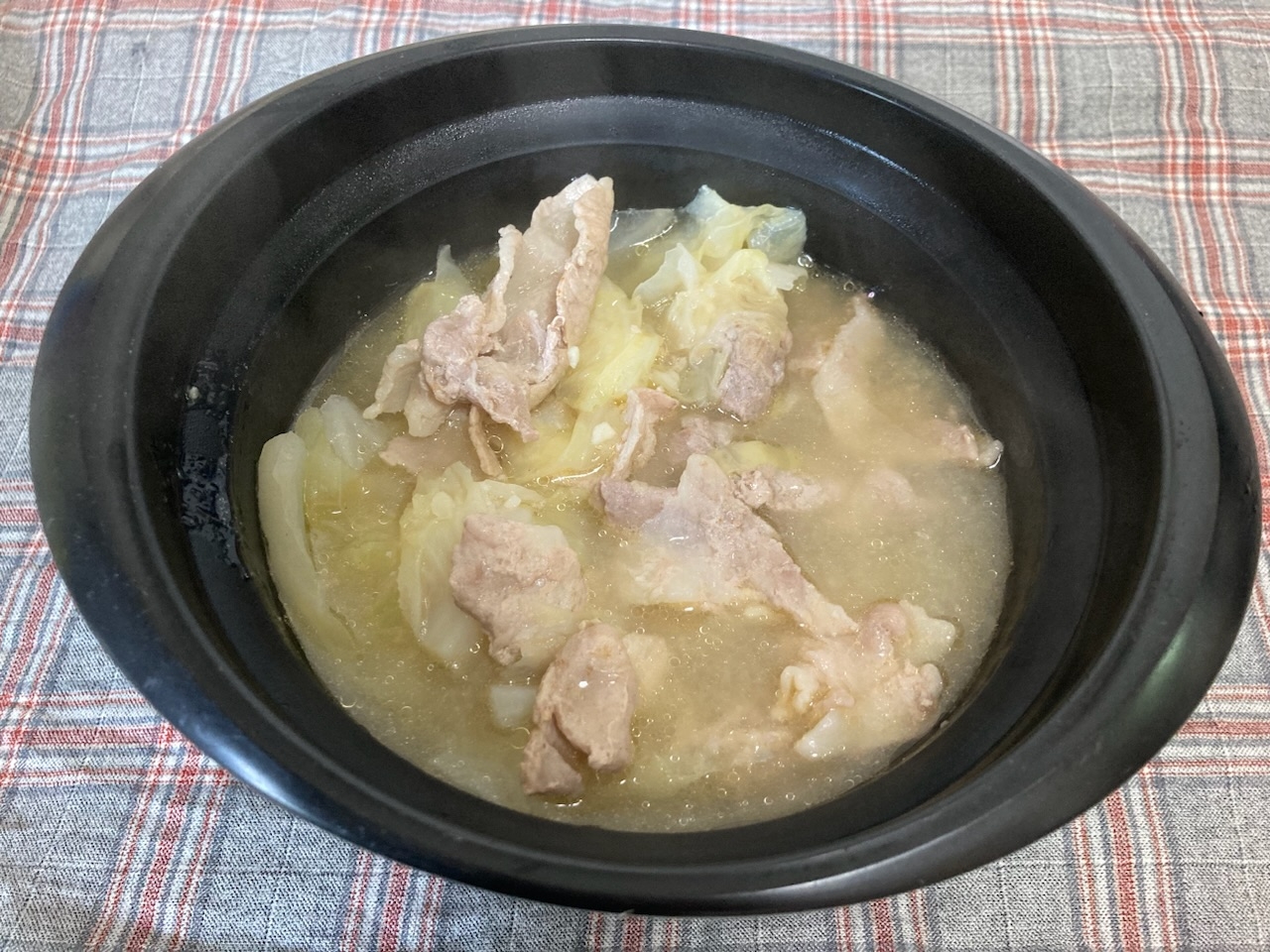 ピリ辛ちゃんぽん風豚キャベスープ