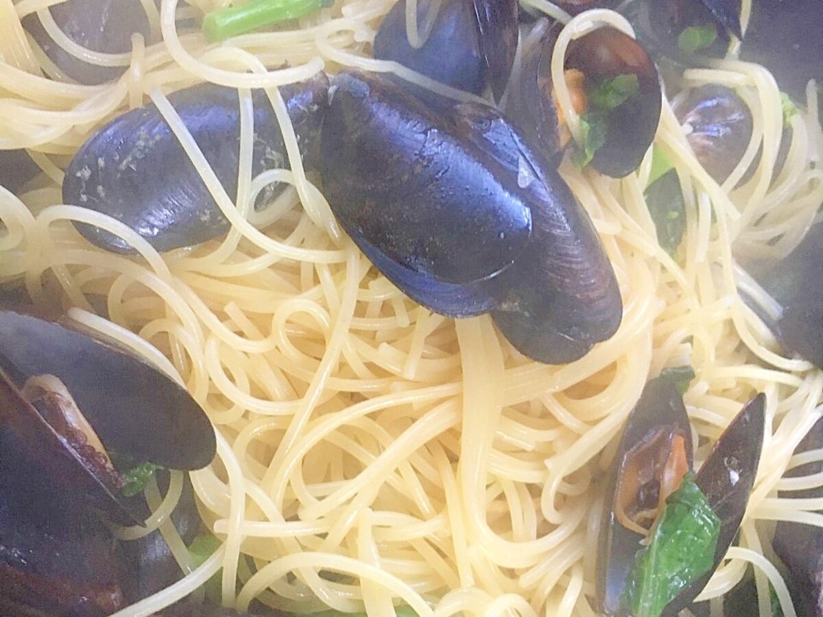 ムール貝と菜の花のパスタ レシピ 作り方 By Toku Jiro 0707 楽天レシピ ムール貝と菜の花のパスタ レシピ 作り方 By Toku Jiro 0707 楽天レシピ