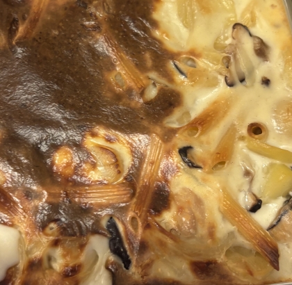 ポテトとベーコンのマカロニグラタン