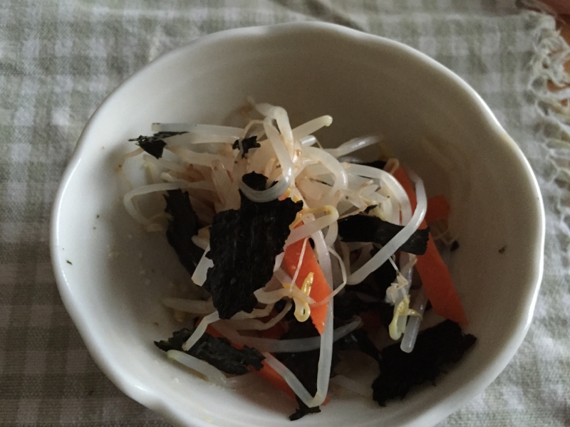 焼き海苔と野菜の和え物