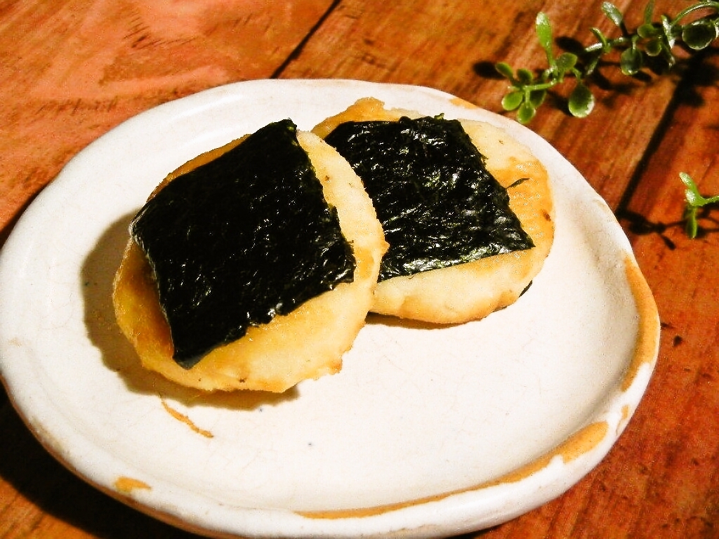 おからともち粉でつくる　磯辺焼き