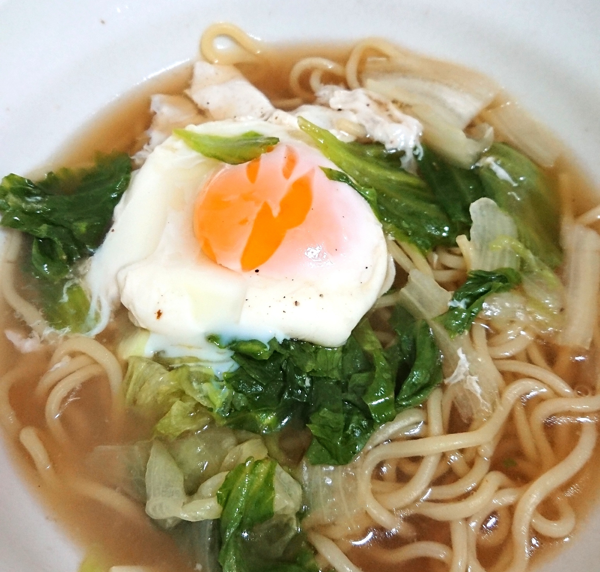 焼きそば麺でマキシマムラーメン