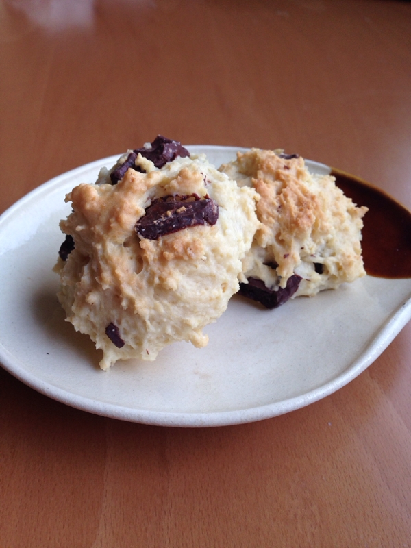 しっとり♪全粒粉とチョコのスコーン