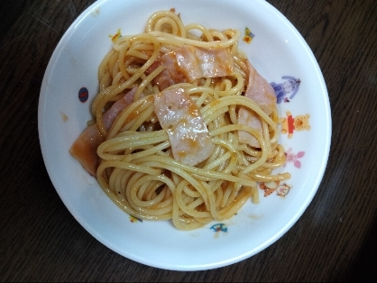 ベーコンミートソースパスタ✧˖°