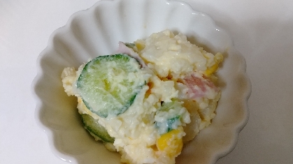 キャベツ&キュウリ入りポテサラ