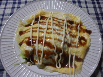 お好み焼きを焼くのは面倒だけどこれは簡単でヘルシーでいいですね！
また作ります、ごちそうさまでした♪