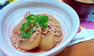 ホクホク大根と鶏ミンチのあんかけ煮☆