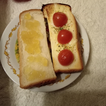 簡単でもコツで美味❤トマト&チーズのトースト♪