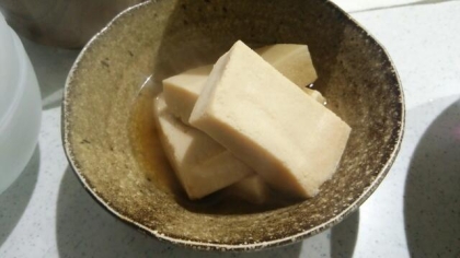 高野豆腐の白だし煮