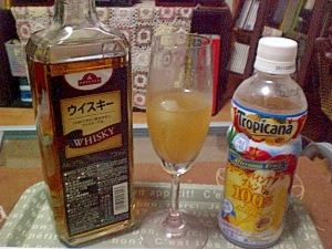 お手軽おうちカクテル ウイスキー ジュース レシピ 作り方 By モチェ 楽天レシピ