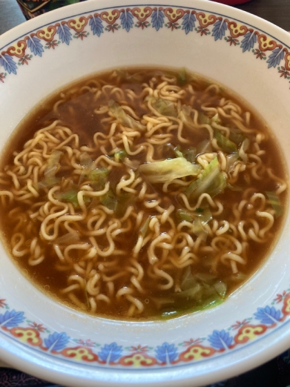 キャベツネギ味噌ラーメン