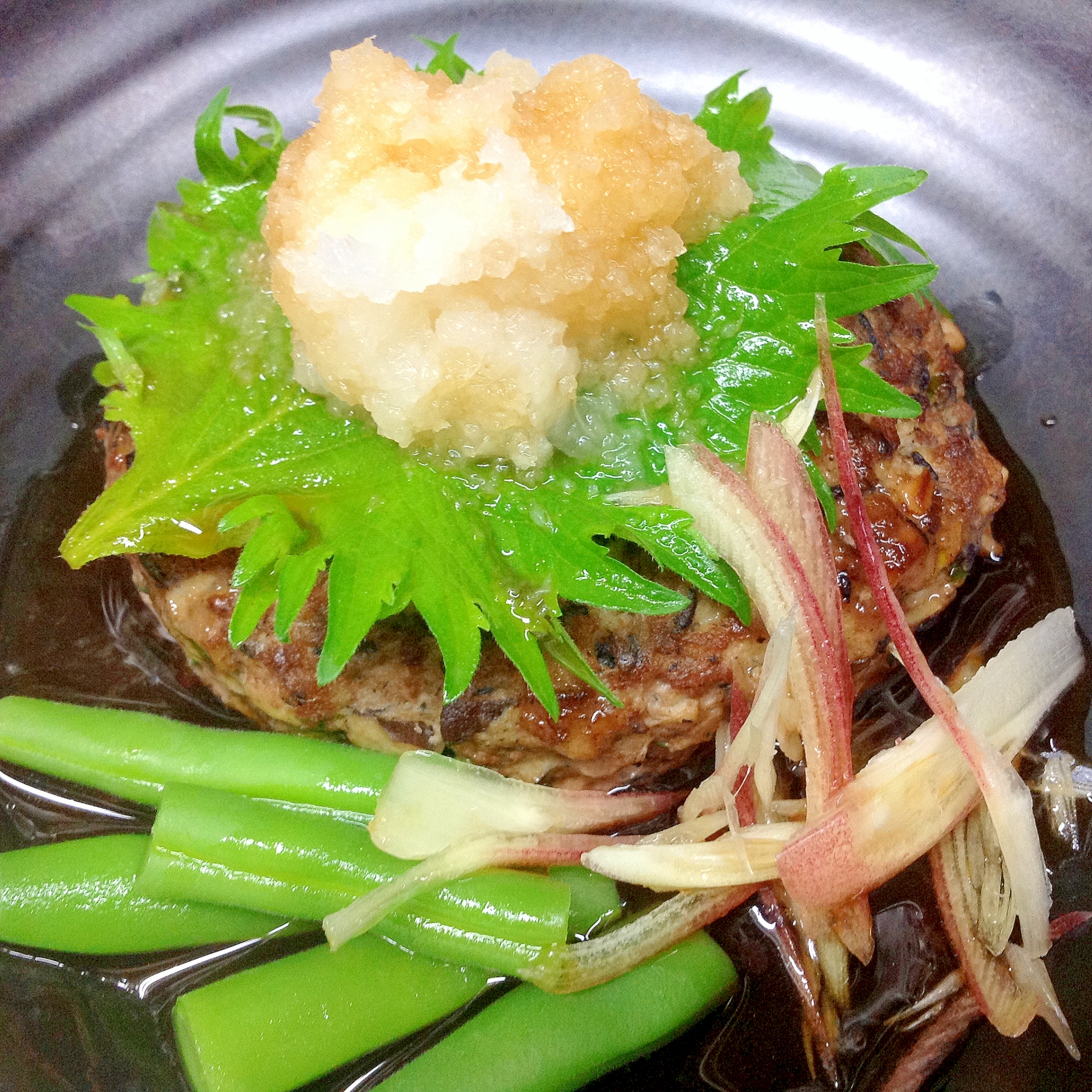 おろしポン酢で☆ひじきハンバーグ