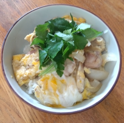 フライパン一つで♪ふわトロ親子丼