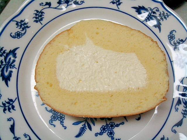 プリンロールケーキ