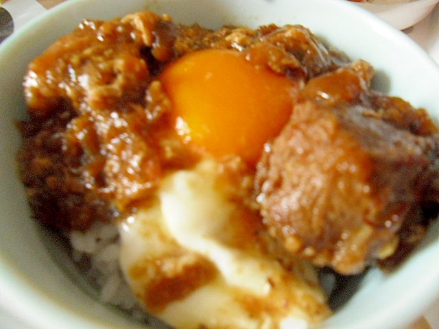 ボリューム男子ごはん　角煮丼　主婦だけど（笑）