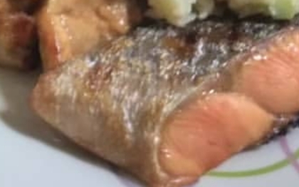 鮭のバターぽん酢焼き