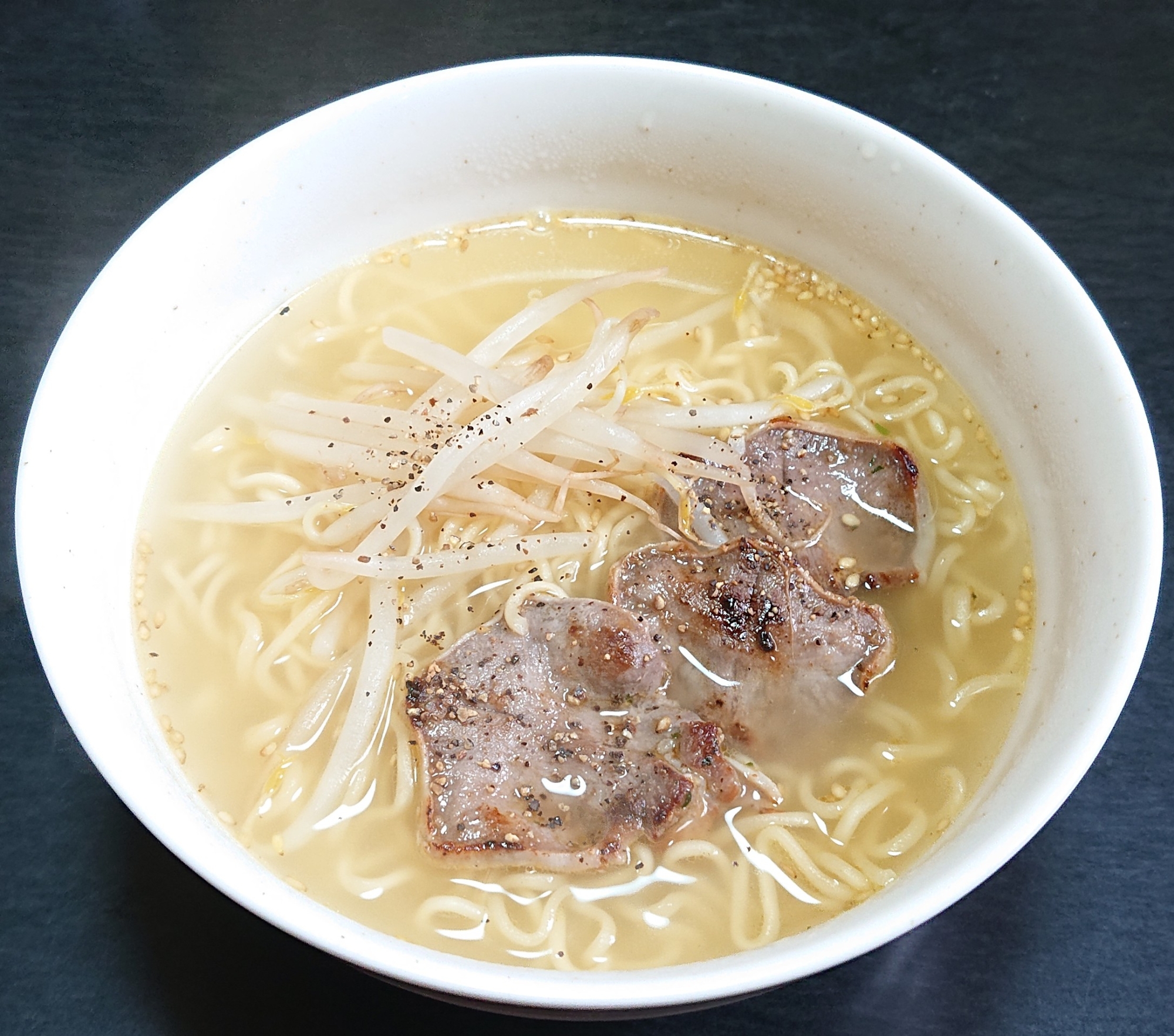 インスタントで☆タン塩ラーメン