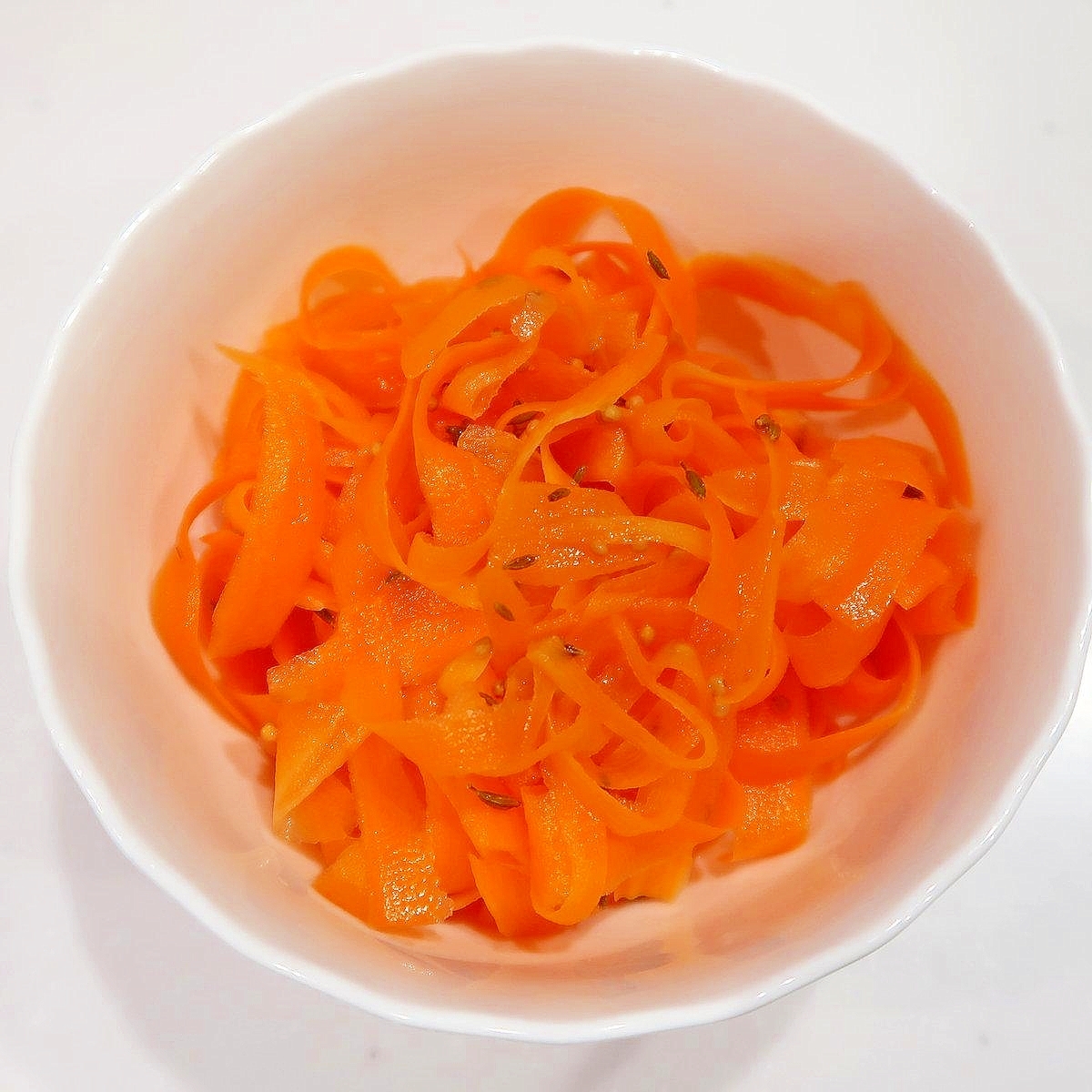 電子レンジでニンジン・ラペ☆クミン風味★減塩志向