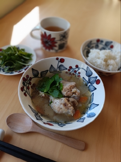 サムゲタン風スープ