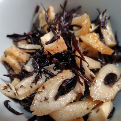 ストウブ17㌢〜厚揚げ＊ひじきの煮物