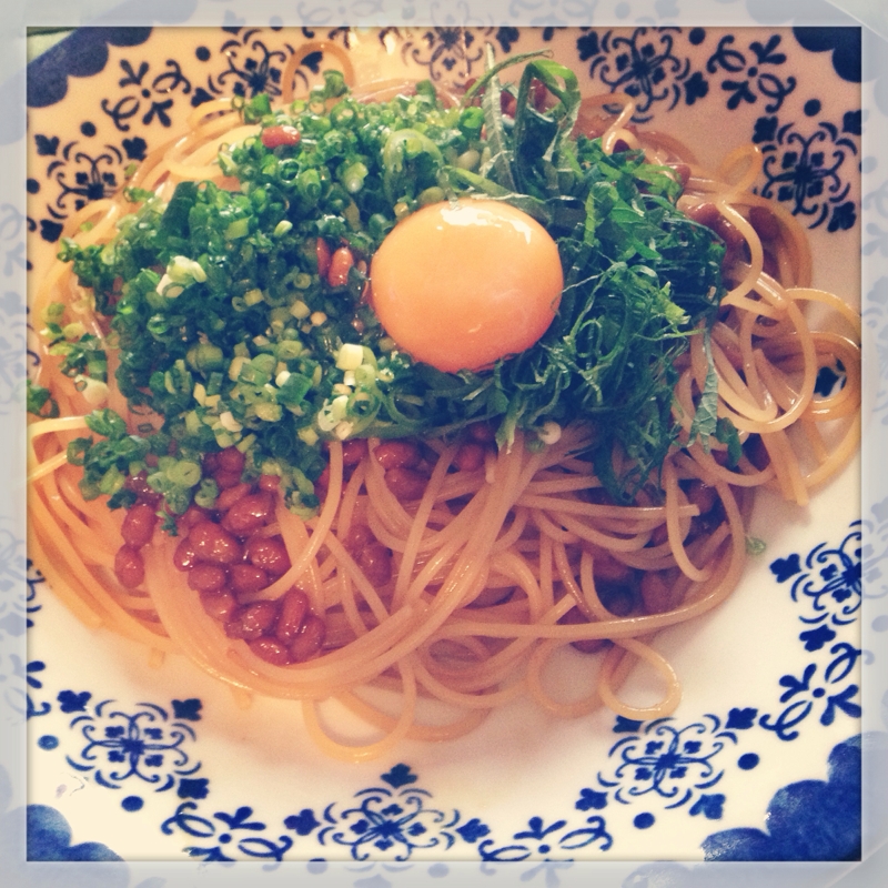 あるもので★納豆パスタ