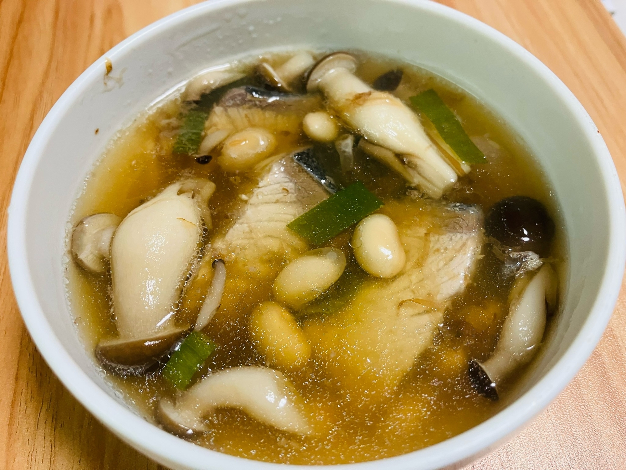 大豆とタラの鍋