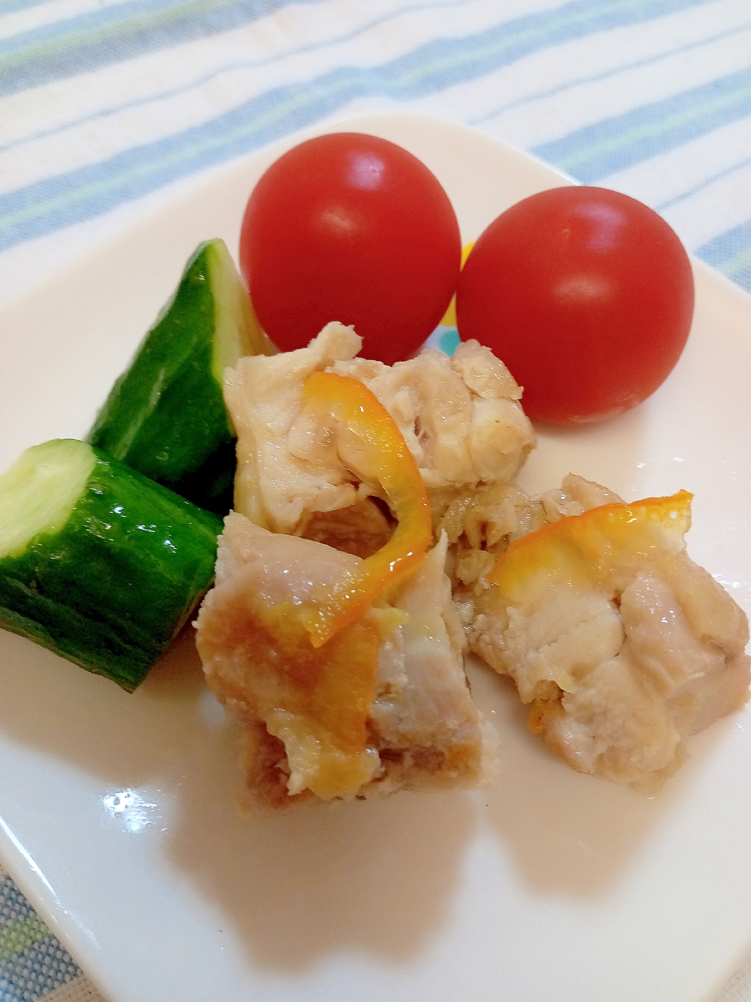 保育園レシピ♡鶏肉のママレード焼き