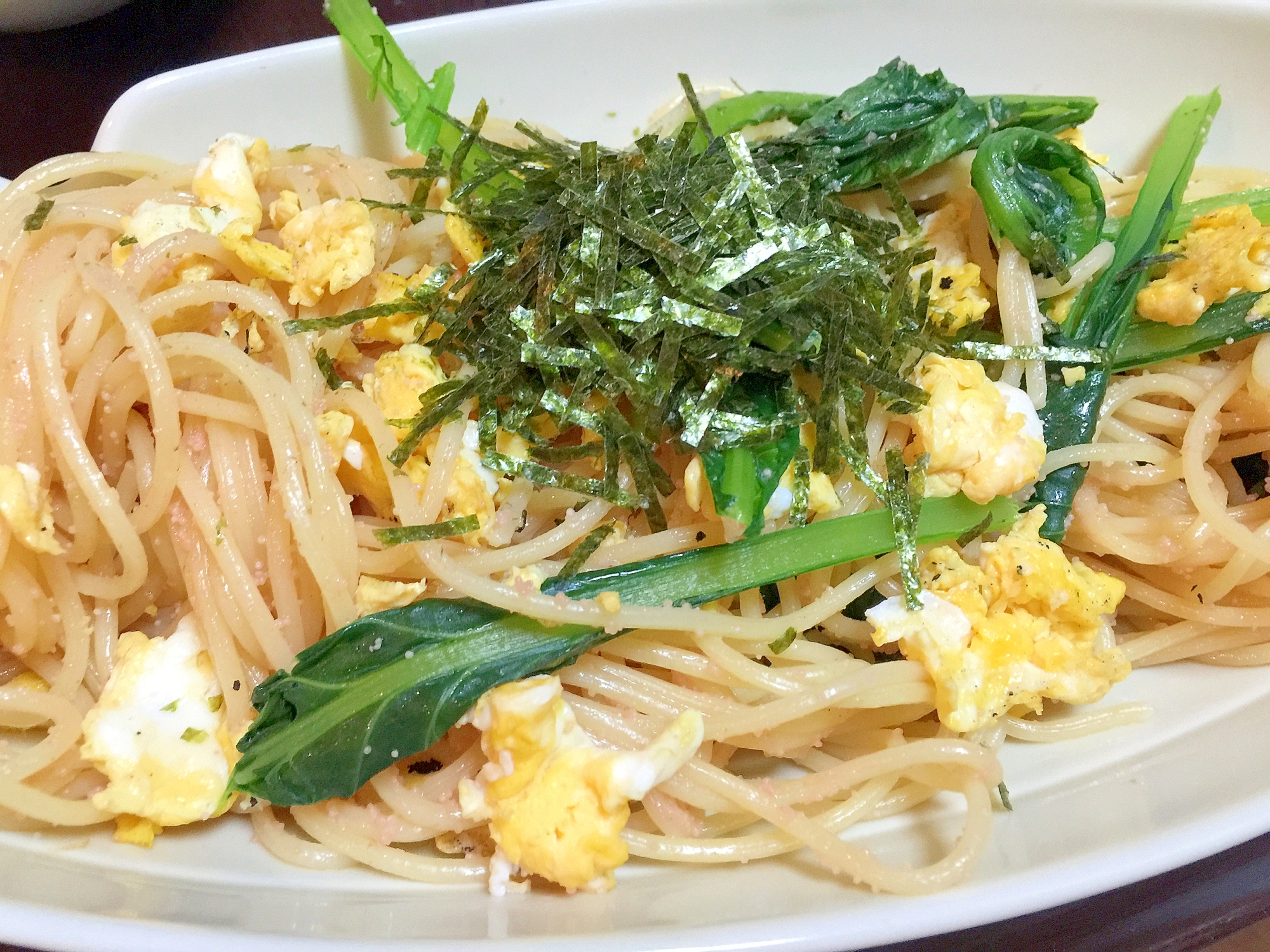 簡単 炒り卵入りたらこパスタ レシピ 作り方 By Yahman31 楽天レシピ