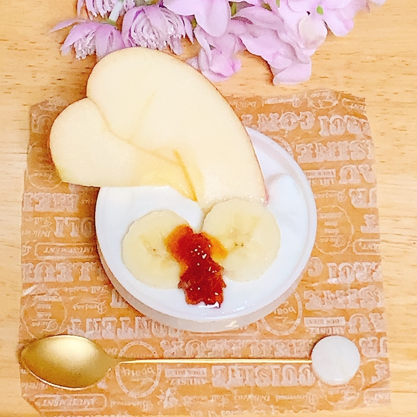 りんごバナナ♪ヨーグルト
