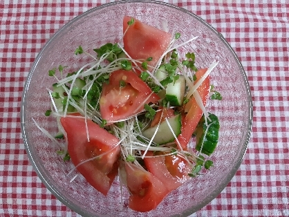 ビタミンカラーの野菜サラダ