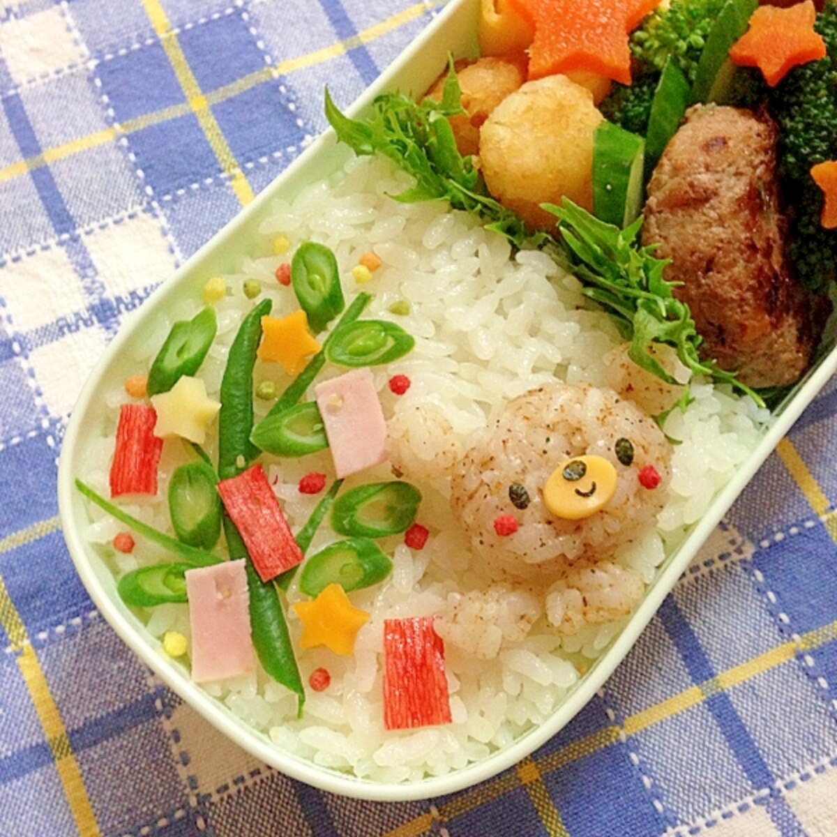 簡単キャラ弁 七夕飾りのお弁当 レシピ 作り方 By Cherry05 楽天レシピ