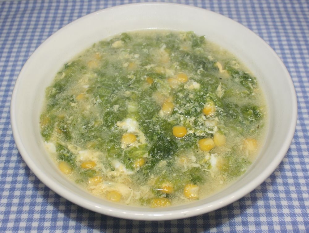 簡単☆ぽっかぽか☆乾燥あおさで中華たまごスープ
