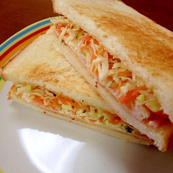 キャベツときゅうりとハムのトーストサンド レシピ 作り方 By Tukuyo93 楽天レシピ キャベツときゅうりとハムのトーストサンド レシピ 作り方 By Tukuyo93 楽天レシピ