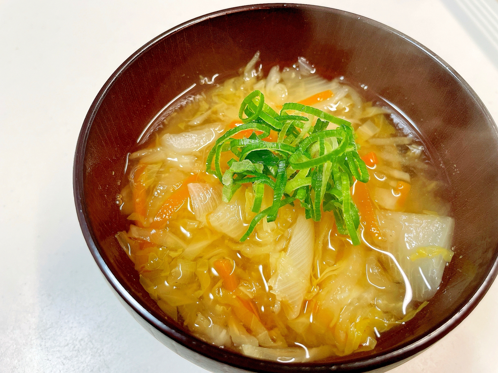 寒い日はコレ!ポカポカ野菜と生姜のスープ