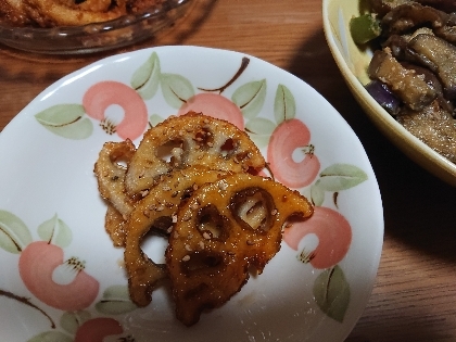 煮物やきんぴらのれんこんは、あまり食べない子供も美味しいと食べてました。