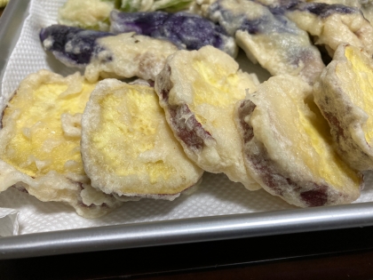お弁当☺️さつまいも天ぷら
