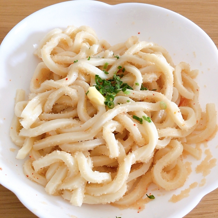 超簡単！明太バターうどん★*。