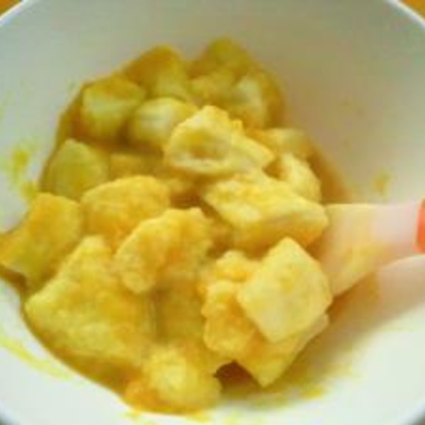 離乳食中期 後期 かぼちゃミルクパン粥 レシピ 作り方 By Sky0513 楽天レシピ 離乳食中期 後期 かぼちゃミルクパン粥 レシピ 作り方 By Sky0513 楽天レシピ