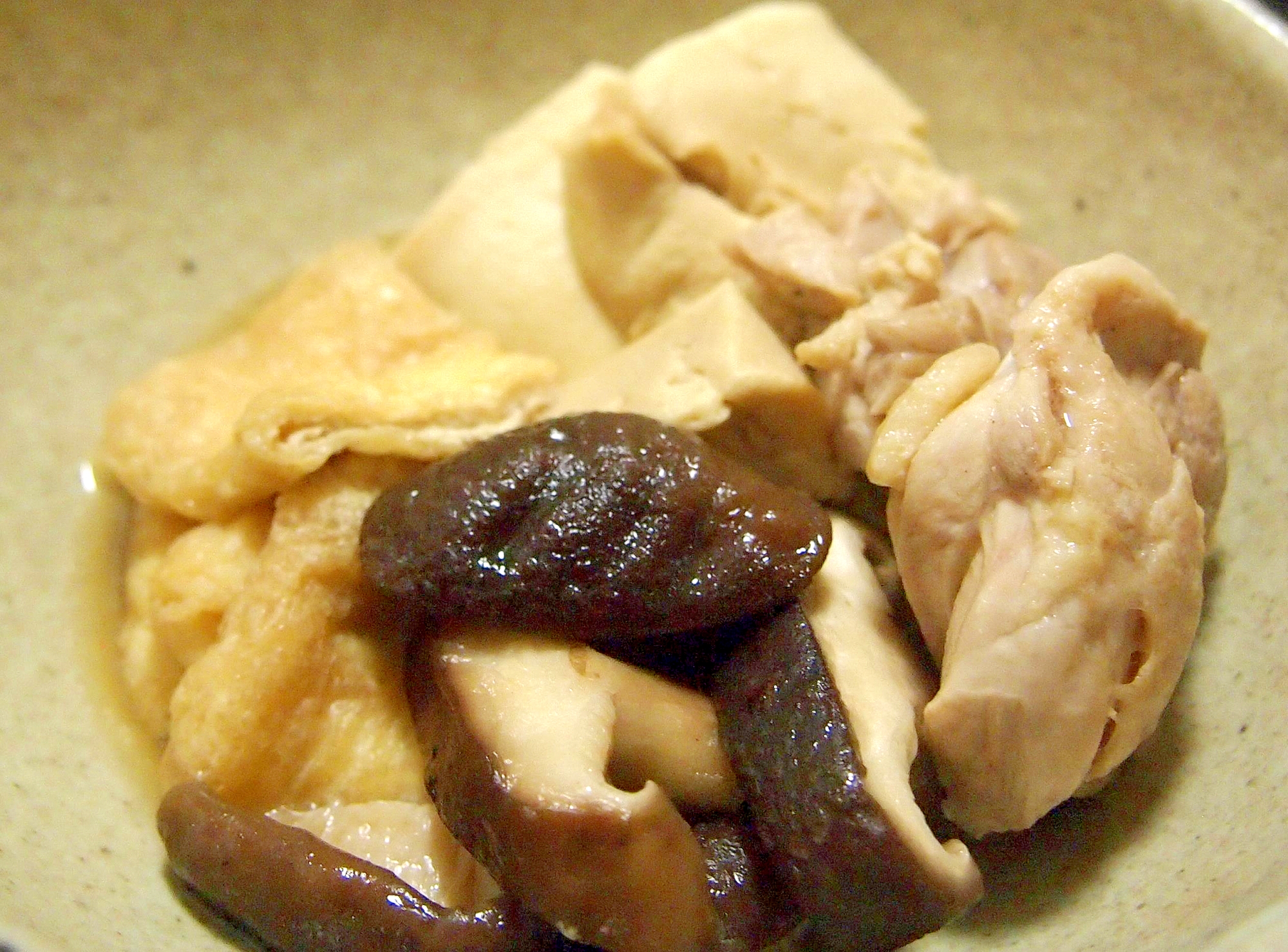 フライパンで！鶏肉と高野豆腐のかんたん煮もの